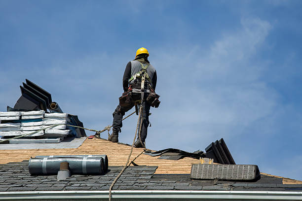 Professional Flat Roof Repair technician working in Lebeau, LA